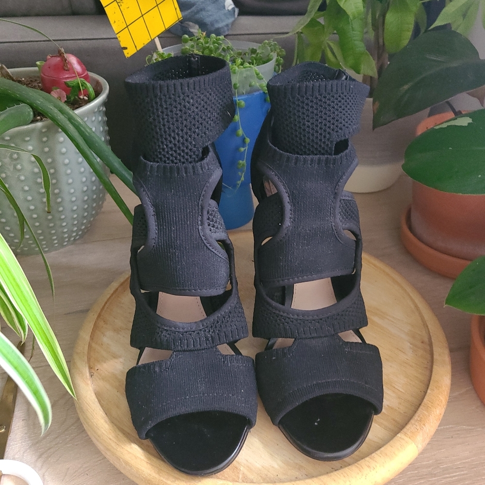 Zara fabric heels